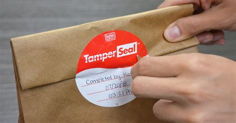 what is a tamper proof seal